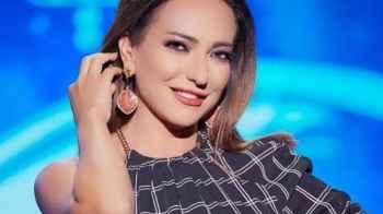 أمل عرفة في صورة جمعتها مع عبد المنعم عمايري أثناء زيارتها للفنان  جورج وسوف