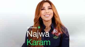 نجوى كرم أول نجمة عربية تجتمع مع "واتساب"