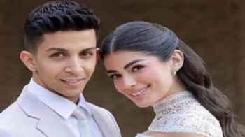 Laila Ahmed Zaher and Hisham Gamal Make First Appearance After Wedding – Video