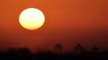 The sun embraces Gaza... warmth passing silently over the sorrows