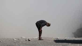 The Silence That Speaks: An Elderly Man Seeking Peace in the Heart of the Storm