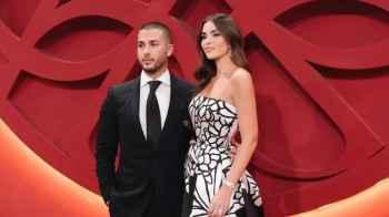 Celio Saab and his Jordanian fiancée Zein Qattami steal the spotlight
