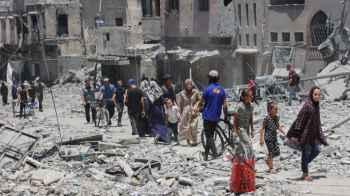"From beneath the rubble, Gaza cries out: "We are still here