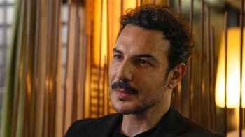 "Bassel Khayyat with his wife and children: "Family above all