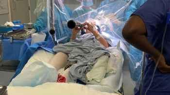 Patient plays clarinet during brain surgery