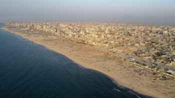 The sea mourns Gaza and greets its brave sons