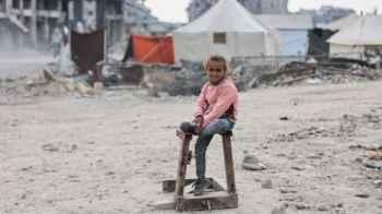 This is Gaza… where a dream becomes nothing more than a safe place to sit
