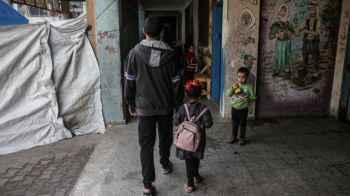 Your towering resilience teaches… they walk to school over pain