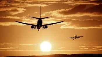 Plane crashes into car during emergency landing – video