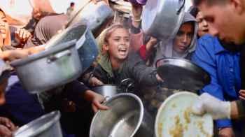 Souls Standing in Waiting for Survival… Hunger and Deprivation Ignite Humanity in Anguish
