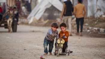 From the heart of suffering to a space for play… a human image from Gaza