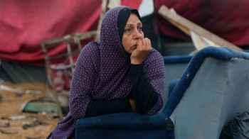 Speech Without Words… A Gazan Woman Condenses the Pain of an Entire City in Her Eyes