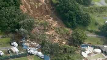 Landslides in New Zealand sweep through a home, leaving several dead