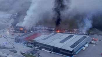 Massive fire at Greek biscuit factory leaves several dead
