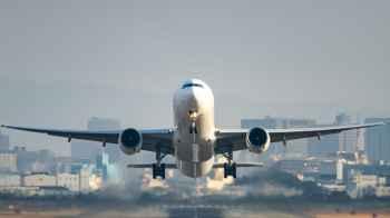 Video captures plane wheel falling during takeoff