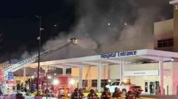 Patients Evacuated After a Massive Hospital Fire