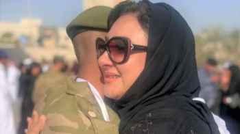 Haifa Hussein documents her joy over her son's graduation from the military college