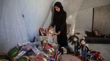 Shireen Al-Kurdi weaves hope from the threads of pain in Gaza