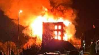 Man arrested after major fire at historic UK mill