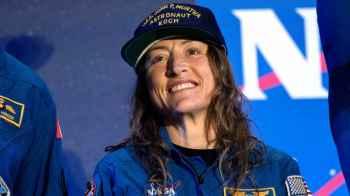 Artemis 2 astronaut delivers emotional speech after returning from lunar mission – video