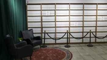 Exhibit opens in New York featuring millions of Epstein files
