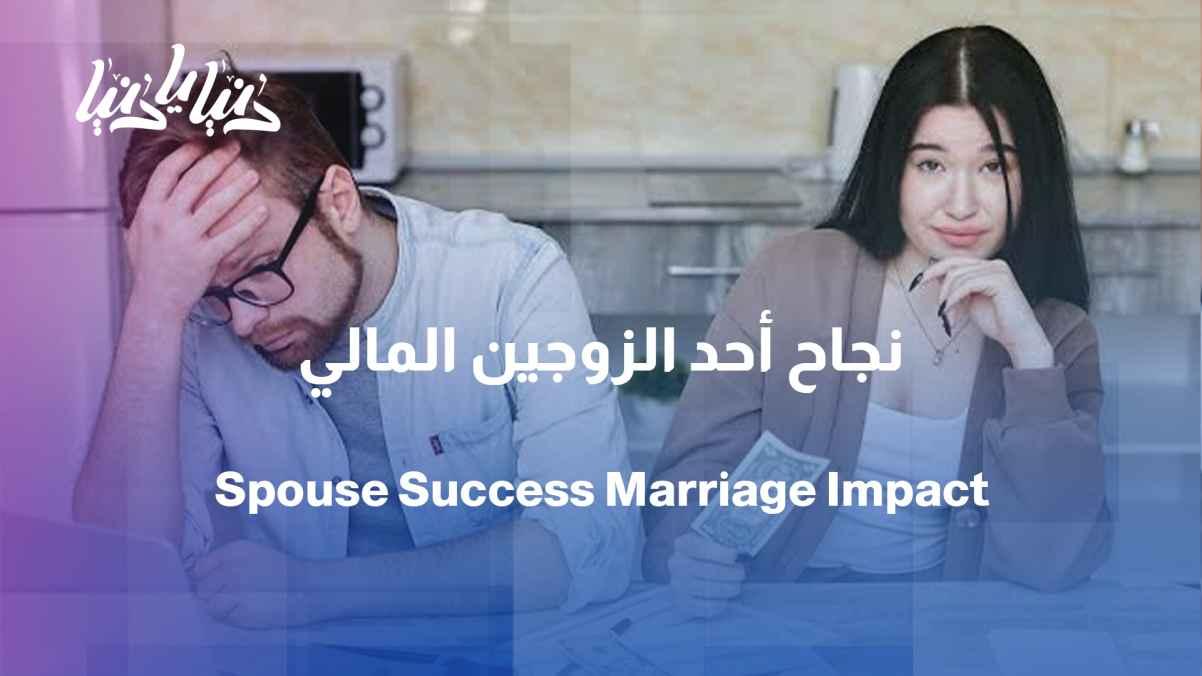 Marriage and personal success: What happens when one spouse is more successful than the other?