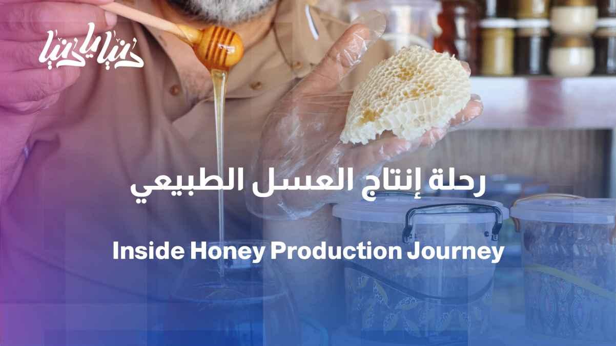 Bees and honey: a journey that begins with a flower and ends with a drop of honey.