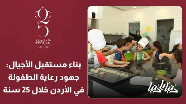 "Building the Future of Generations: Childhood Care Efforts in Jordan Over 25 Years."