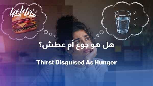 Do you feel hungry while your body is craving water?